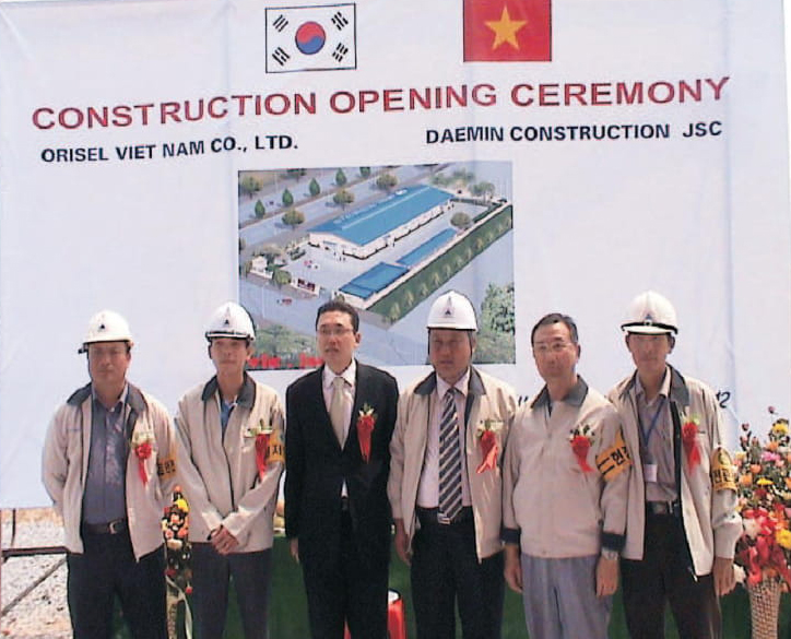 Xây dựng nhà máy Orisel